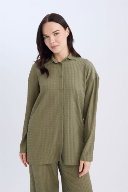 T-Shirt à Manches Longues à coupe décontractée