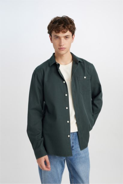 қалыпты пішім Ұзын жеңді көйлек