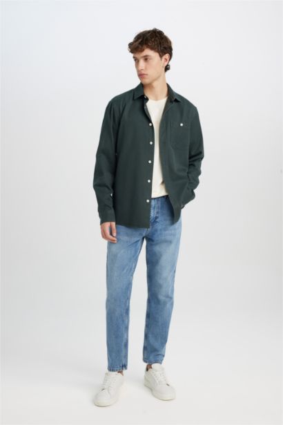 қалыпты пішім Ұзын жеңді көйлек