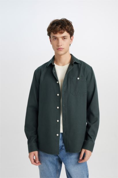 қалыпты пішім Ұзын жеңді көйлек