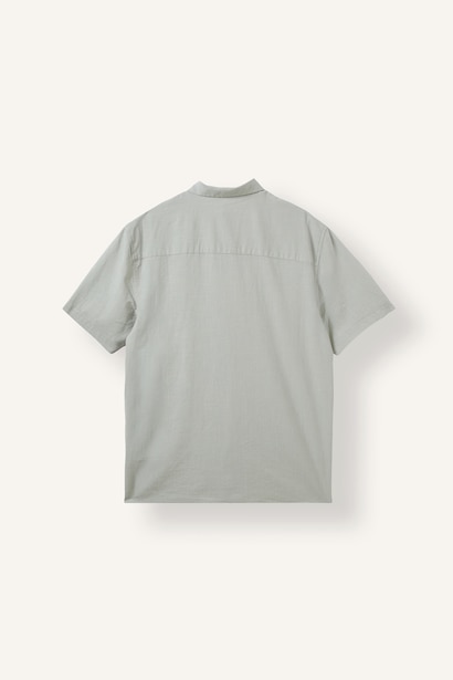 Regular Fit Polo Collar Short Sleeve Shirt