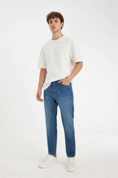 Джинсы 90's Slim Fit узкого кроя с высокой талией