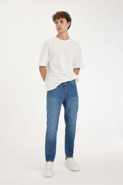 Джинсы 90's Slim Fit узкого кроя с высокой талией