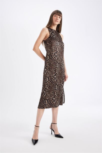 Satin Midi Dress