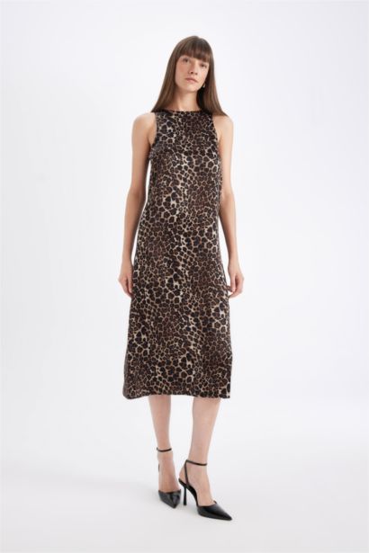 Satin Midi Dress