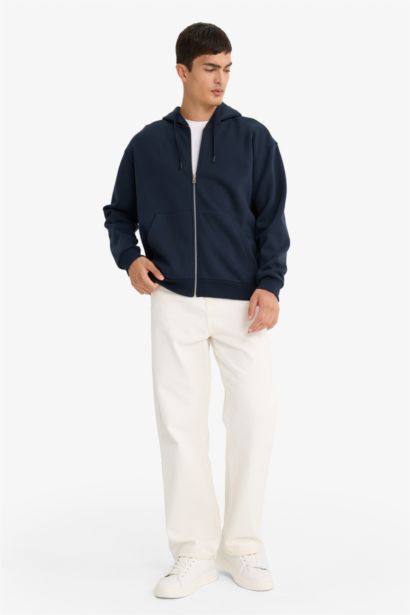 Cardigan Tissu Sweat Épais