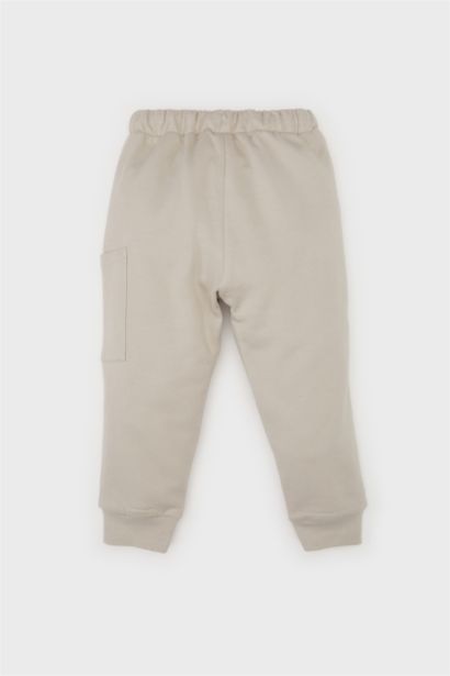 Baby Boy Label Printed Elastic Waist Sweatpants