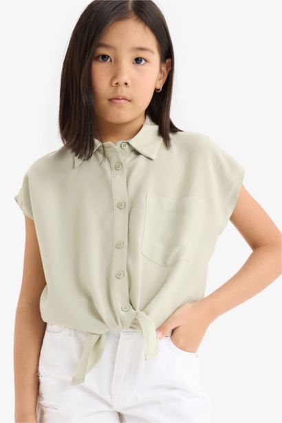 Chemises à manches courtes Coton Fille