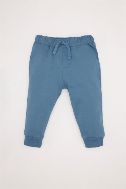 Ensemble de sweat-shirt à rayures à col rond et Jogging à taille élastique pour Bébé garçon