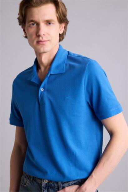 Slim Fit Short Sleeve Polo T-Shirt