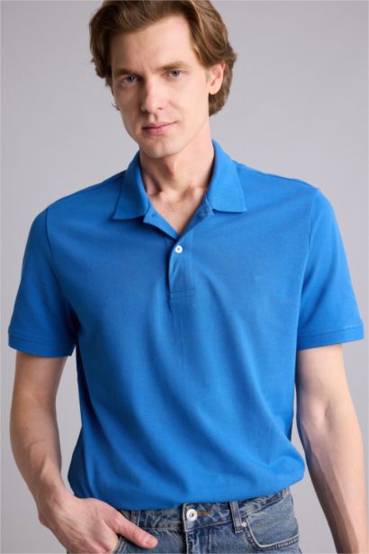 Slim Fit Short Sleeve Polo T-Shirt