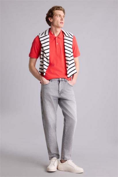 Slim Fit Short Sleeve Polo T-Shirt