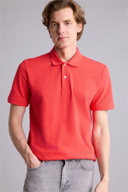 Slim Fit Short Sleeve Polo T-Shirt