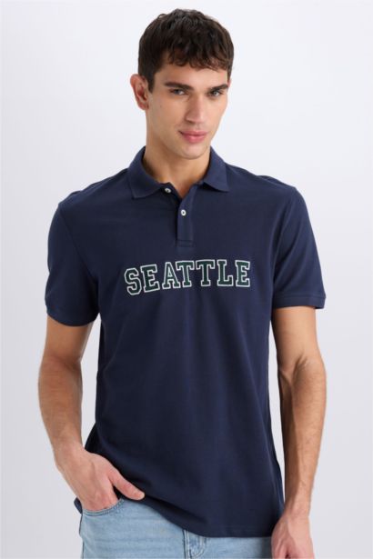 Regular Fit Polo Collar Polo T-Shirt