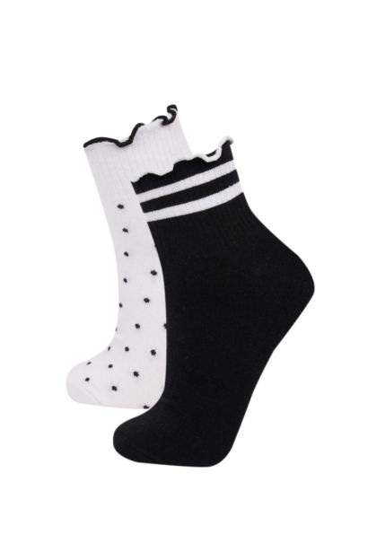 Woman 2 piece Short Cotton Socks