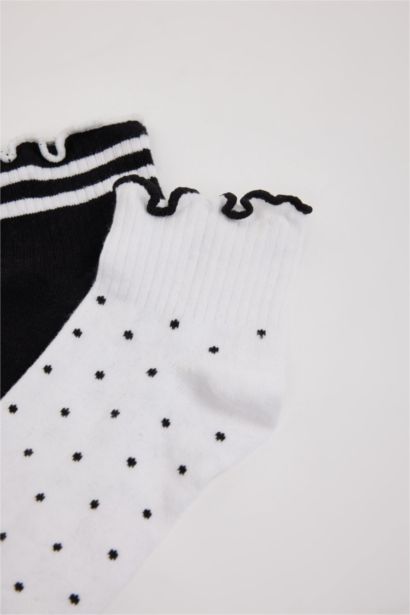 Woman 2 piece Short Cotton Socks