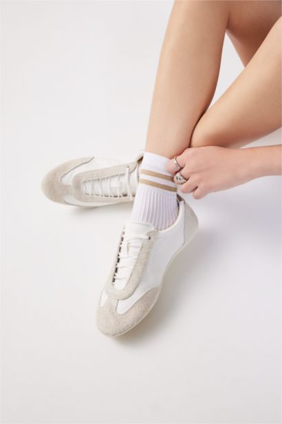 Lot de 2 paires de chaussettes à motifs brillants pour femme