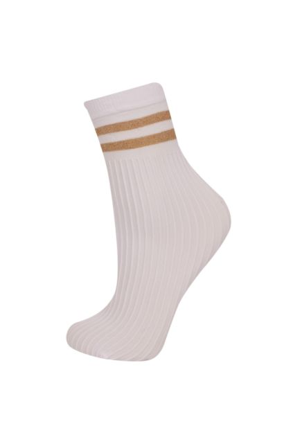 Lot de 2 paires de chaussettes à motifs brillants pour femme