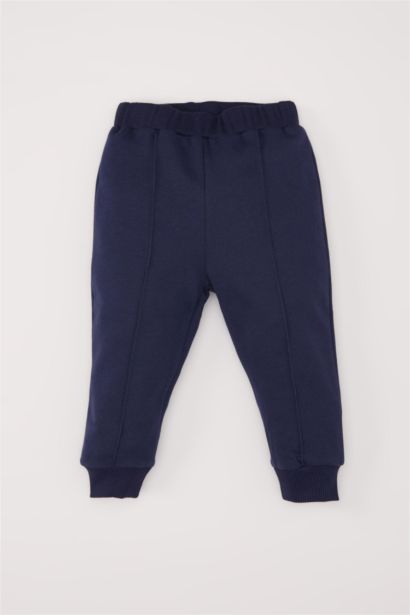 Boy Striped Thin Sweatshirt Fabric 2 Piece Set