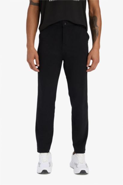 بنطلون جوجر رياضي سليم فيت أسود من DeFactoFit