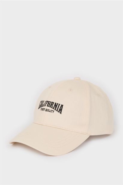 Man Cotton Embroidered Cap