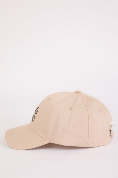 Erkek Nakışlı Pamuklu Cap Şapka