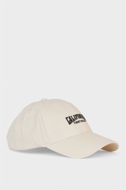 Man Cotton Embroidered Cap