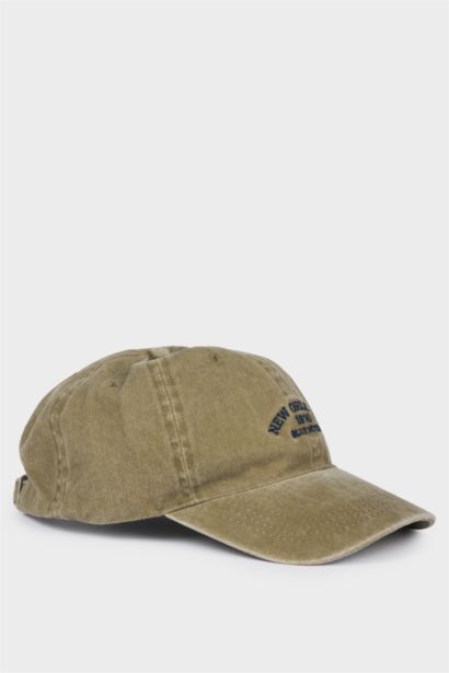 Casquette en coton brodée pour homme