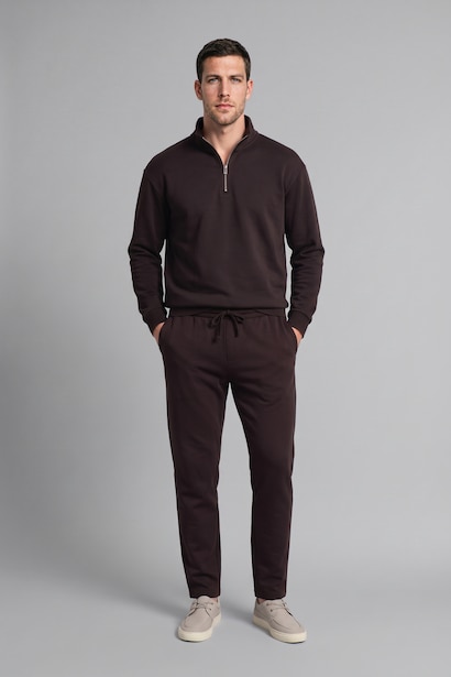 Regular Fit Thick Pocketed Straight Leg Sweatpants