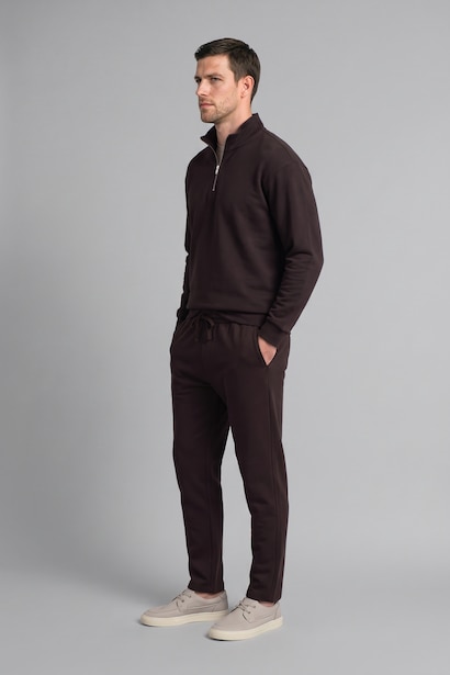 Regular Fit Thick Pocketed Straight Leg Sweatpants