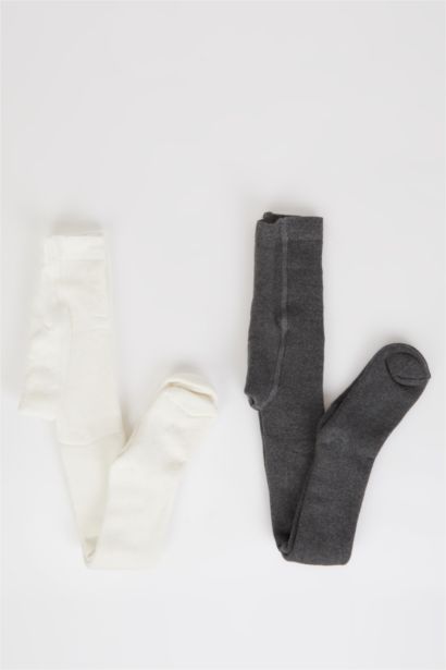 Girl 2 Piece Cotton Pantyhose Socks