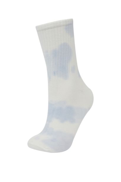 Rahat Lastikli 3'lü Pamuklu Uzun Çorap Kız Çocuk