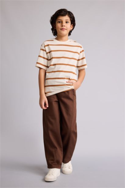 Regular Fit Striped Short Sleeve T-Shirt