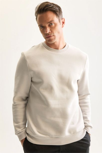 Regular Fıt Kalın Sweatshirt Kumaşı Sweatshirt