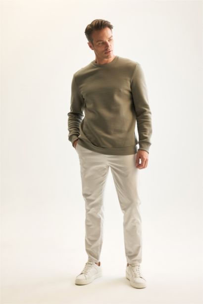 Regular Fıt Kalın Sweatshirt Kumaşı Sweatshirt