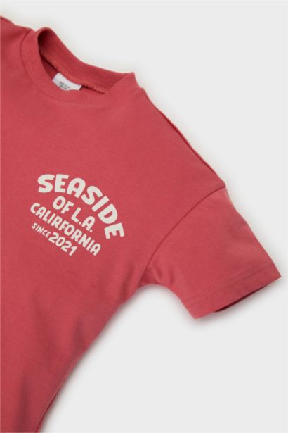 تيشيرت بيبي ولادي نص ردن قصة عادية بياخة مستديرة