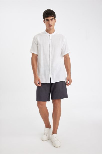 شورت برمودا قطن قصة مريحة