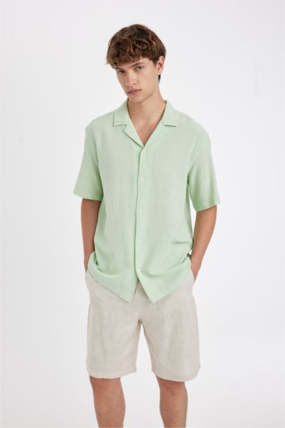 شورت برمودا قطن قصة مريحة