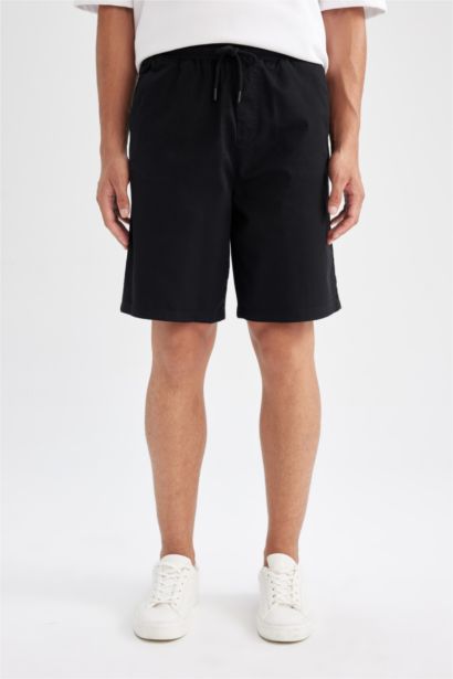 شورت برمودا قطن قصة مريحة