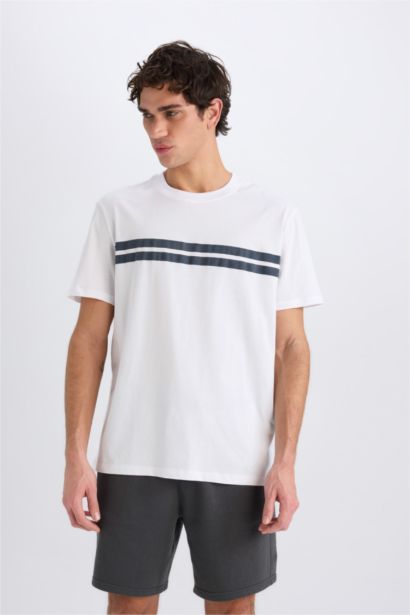 New Regular Fit Crew Neck Short Sleeve T-Shirt