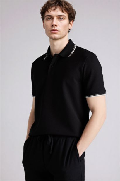 Man Short Sleeve Polo T-Shirt