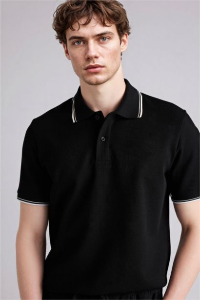 Man Short Sleeve Polo T-Shirt