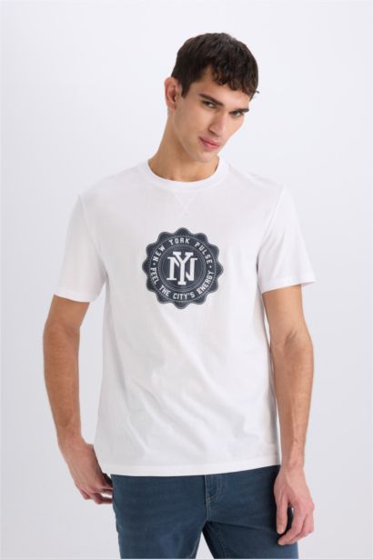 New Regular Fit Crew Neck Short Sleeve T-Shirt