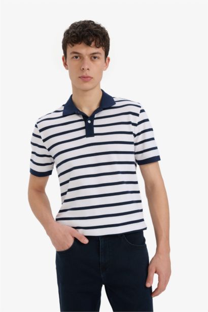 Regular Fit Short Sleeve Polo T-Shirt