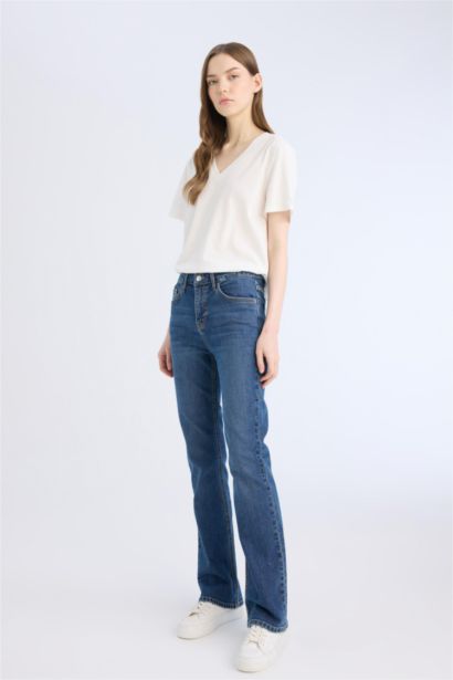 Pantalon Jean Ourlet large