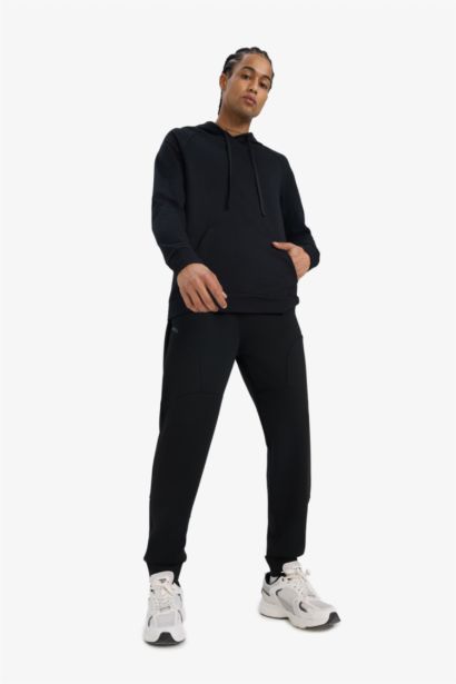 DeFactoFit Standard Fit Hooded Sports Sweatshirt