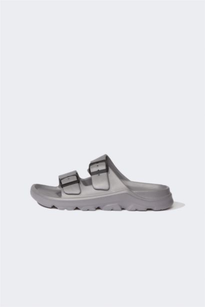 Man Flat Sole Double Banded Eva Slippers