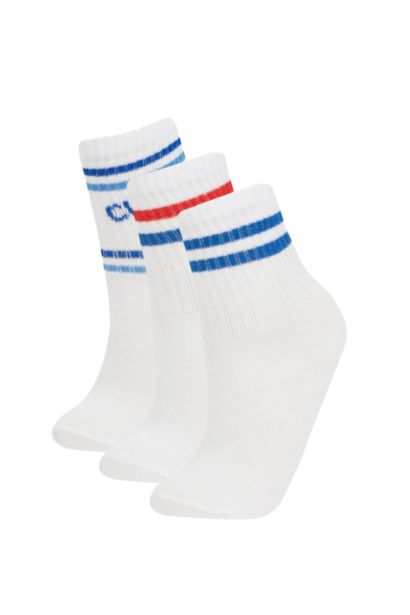 Boy 3 Piece Cotton Long Socks