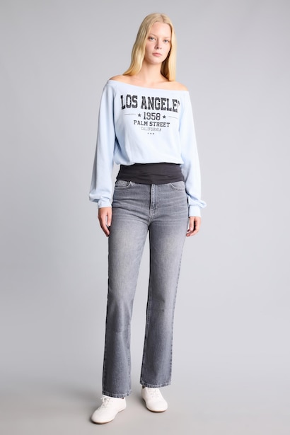 Comfort Straight Orta Bel Jean