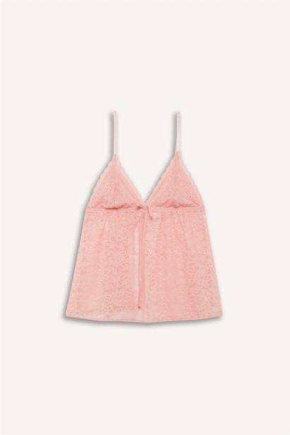 Regular Fit Lace Knitted Tops